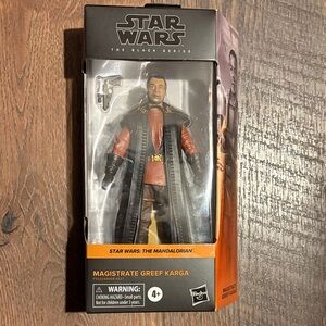 Star Wars; The Mandaloian Black Series Magistrate Greef Karga Figure